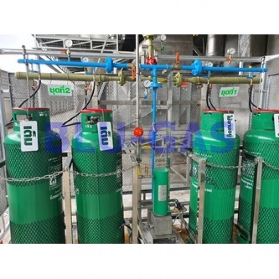 ติดตั้งระบบแก๊สอุตสาหกรรม - บลูแกส - ติดตั้งระบบท่อแก๊สร้านอาหาร