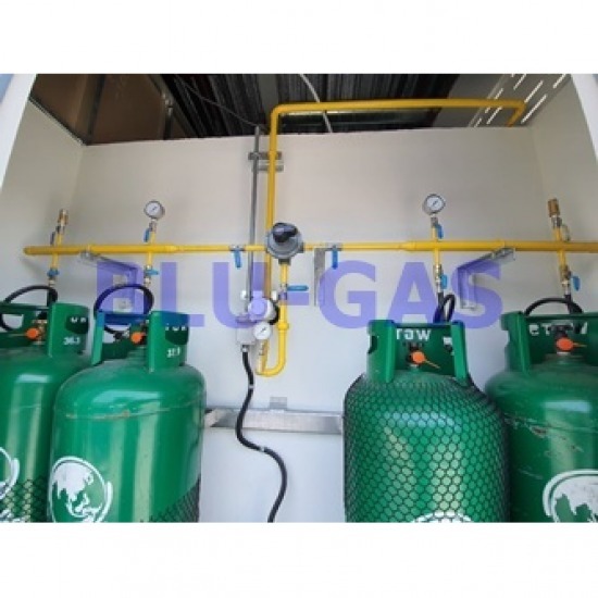 ติดตั้งระบบแก๊สอุตสาหกรรม - บลูแกส - ติดตั้งระบบท่อแก๊สห้องครัว